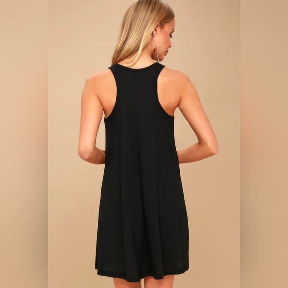 FREE PEOPLE LA Nite Black Sleeveless Mini Dress - Picture 2 of 8